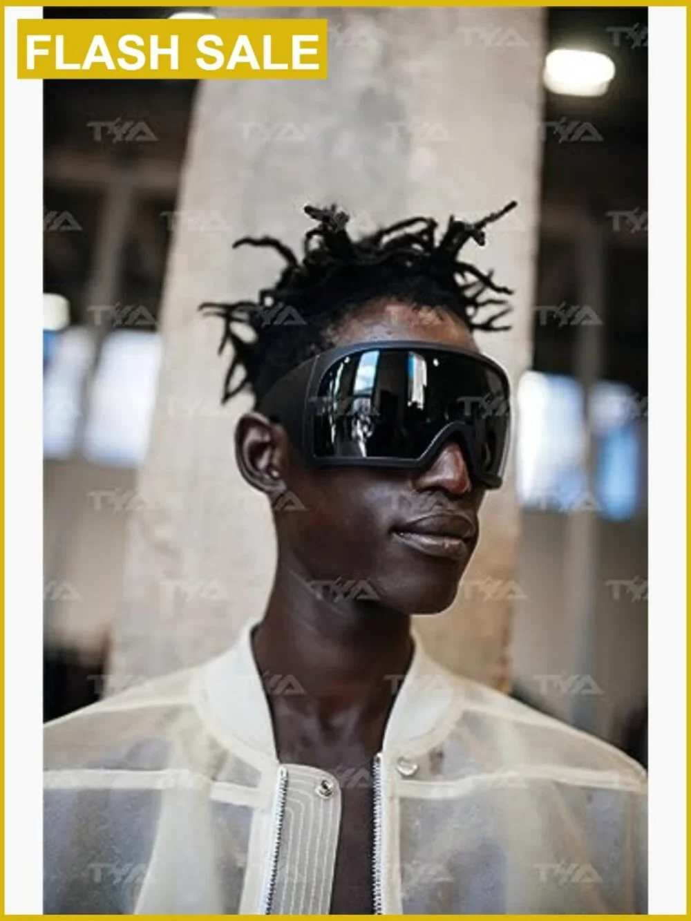 Oversized Wrap Around Shield Sunglasses UV400 Unisex